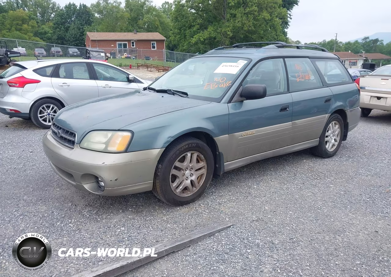 2002 Subaru Outback VIN:4S3BH665627636553 - 2
