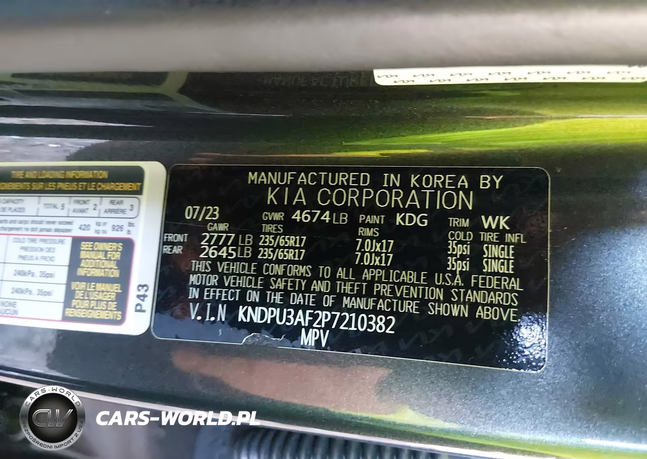 2023 Kia Sportage Lx VIN:KNDPU3AF2P7210382 - 9