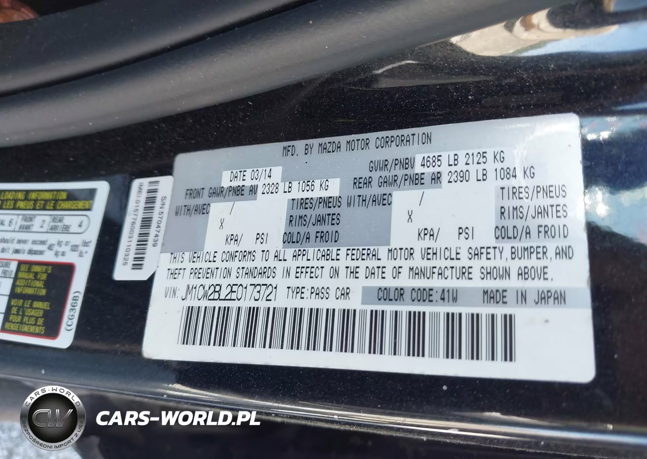 2014 Mazda Mazda5 Sport VIN:JM1CW2BL2E0173721 - 9