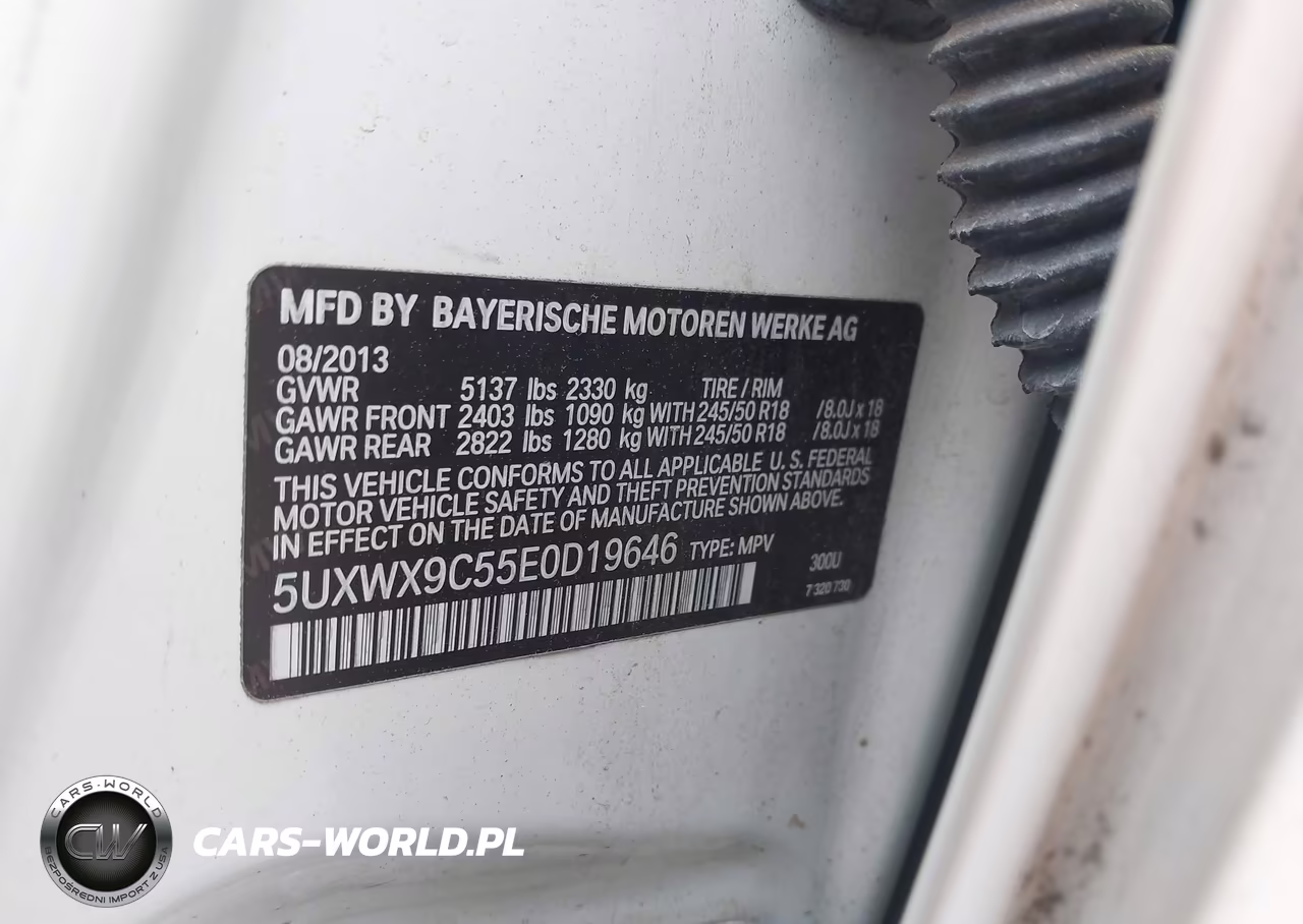 2014 BMW X3 xDrive28I VIN:5UXWX9C55E0D19646 - 9