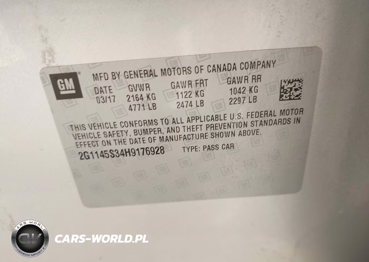 2017 Chevrolet Impala 2Lz VIN:2G1145S34H9176928 - 9