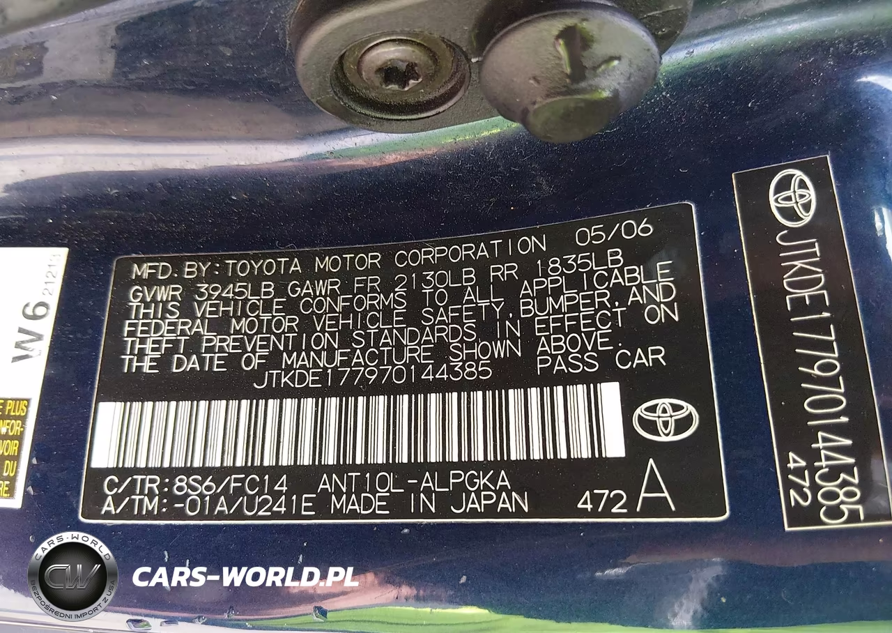 2007 Scion Tc VIN:JTKDE177970144385 - 9