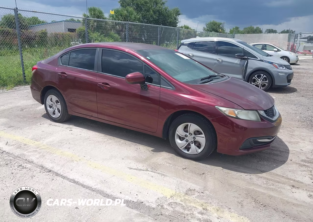 2014 Honda Civic Lx VIN:19XFB2F57EE017458 - 1