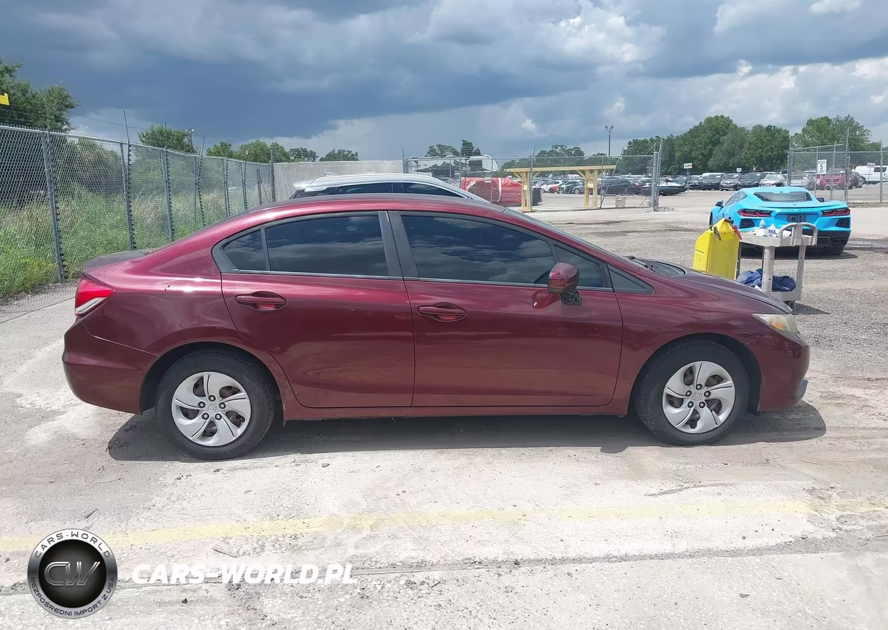 2014 Honda Civic Lx VIN:19XFB2F57EE017458 - 13
