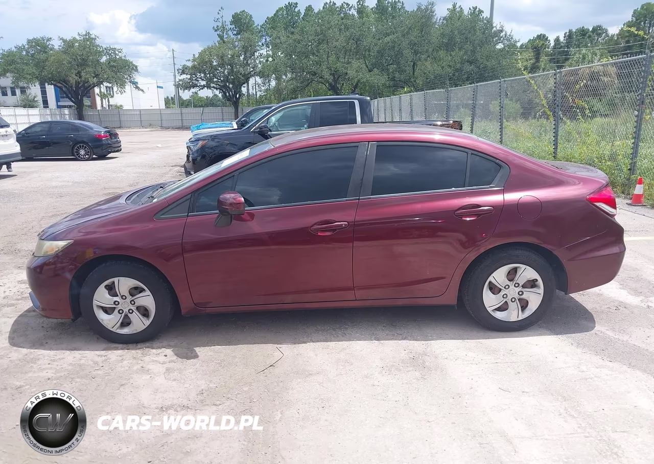 2014 Honda Civic Lx VIN:19XFB2F57EE017458 - 14