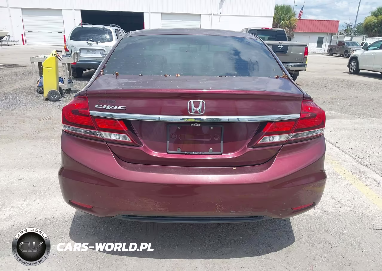 2014 Honda Civic Lx VIN:19XFB2F57EE017458 - 16
