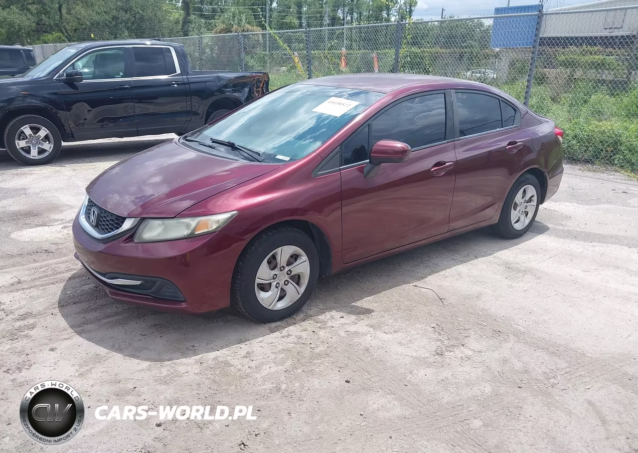 2014 Honda Civic Lx VIN:19XFB2F57EE017458 - 2