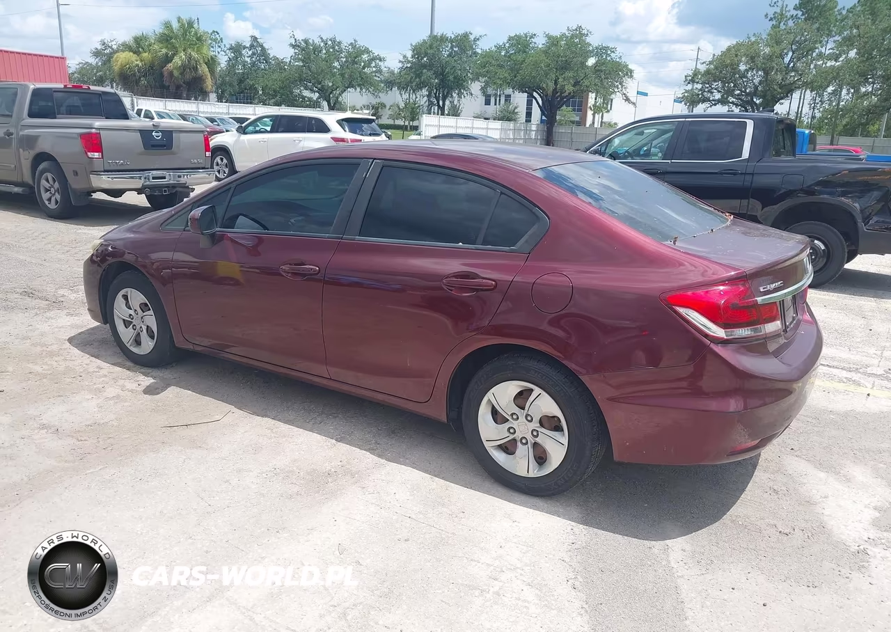 2014 Honda Civic Lx VIN:19XFB2F57EE017458 - 3