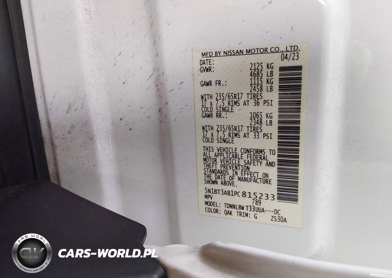 2023 Nissan Rogue S Intelligent Awd VIN:5N1BT3AB1PC815233 - 9