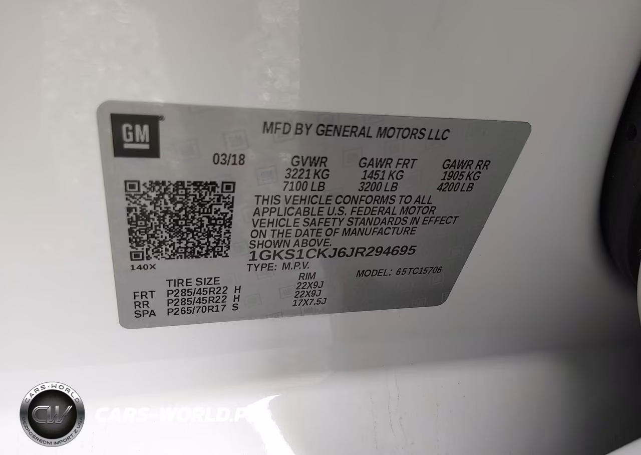 2018 GMC Yukon Denali VIN:1GKS1CKJ6JR294695 - 9