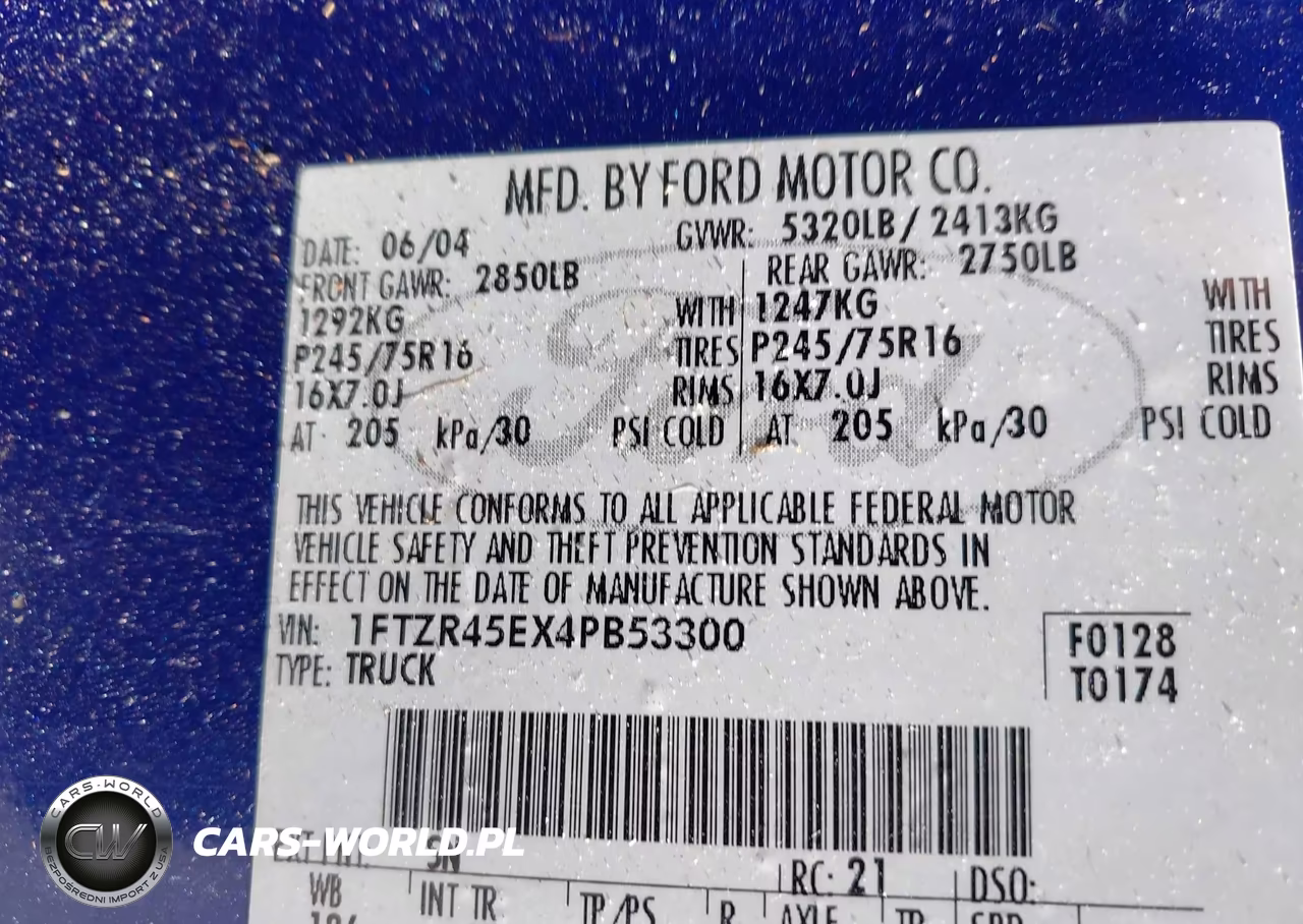 2004 Ford Ranger Edge-Tremor-Xlt VIN:1FTZR45EX4PB53300 - 9