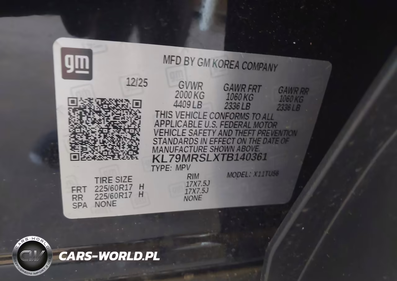 2026 Chevrolet Trailblazer Awd Lt VIN:KL79MRSLXTB140361 - 9