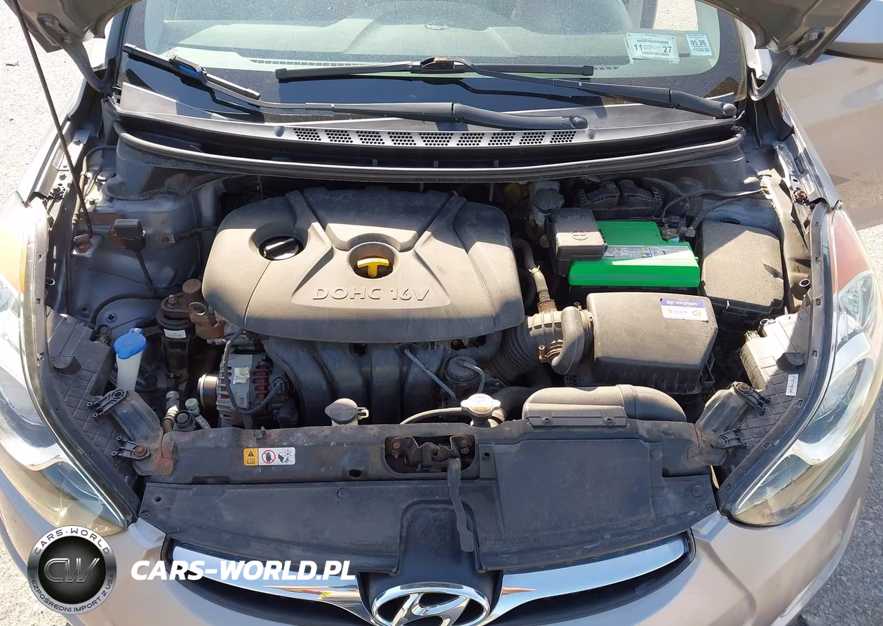 2013 Hyundai Elantra Gls VIN:KMHDH4AE7DU777393 - 10