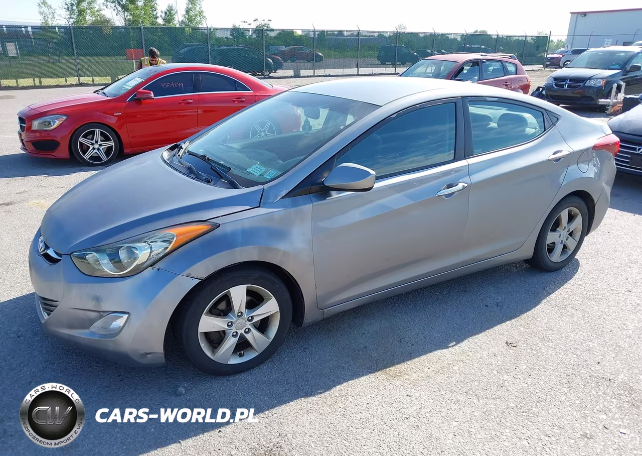 2013 Hyundai Elantra Gls VIN:KMHDH4AE7DU777393 - 2