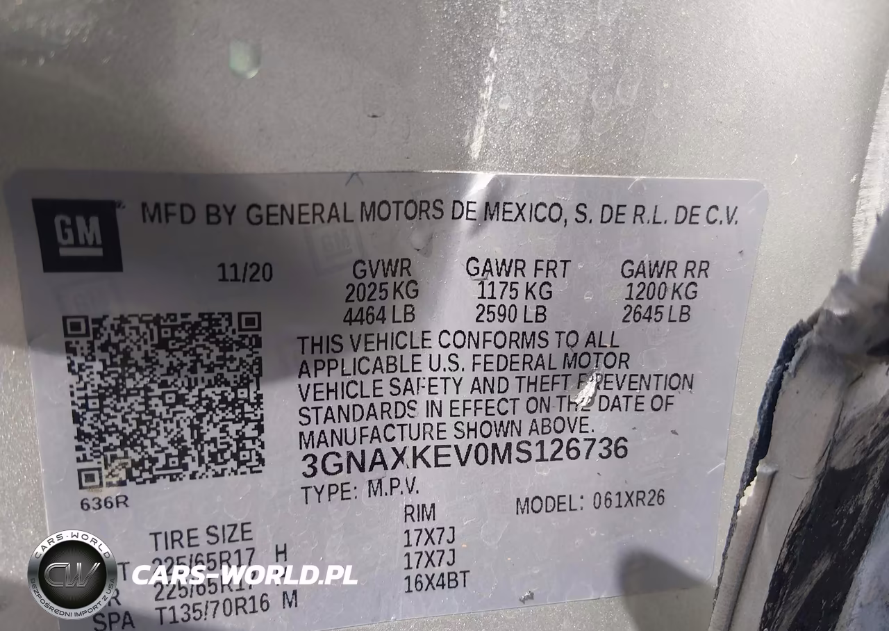 2021 Chevrolet Equinox Fwd Lt VIN:3GNAXKEV0MS126736 - 9
