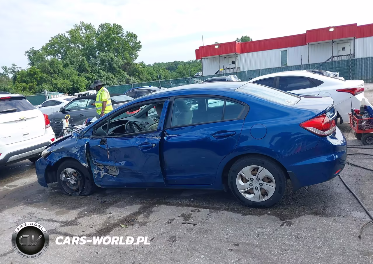 2014 Honda Civic Lx VIN:2HGFB2F57EH540453 - 15
