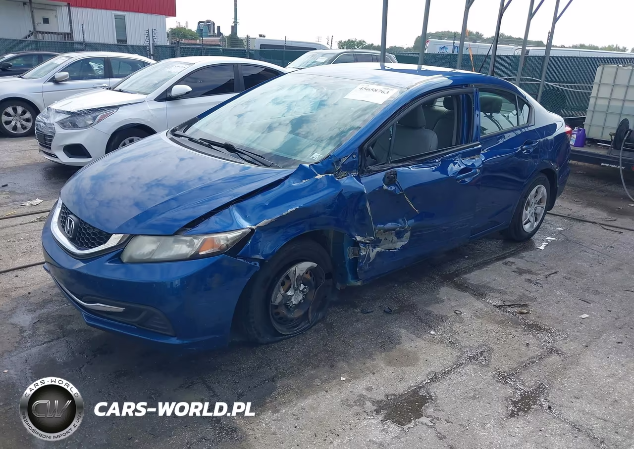 2014 Honda Civic Lx VIN:2HGFB2F57EH540453 - 2