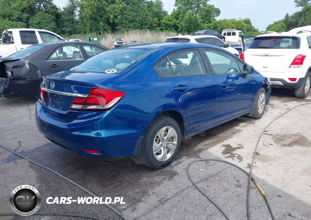 2014 Honda Civic Lx VIN:2HGFB2F57EH540453 - 4