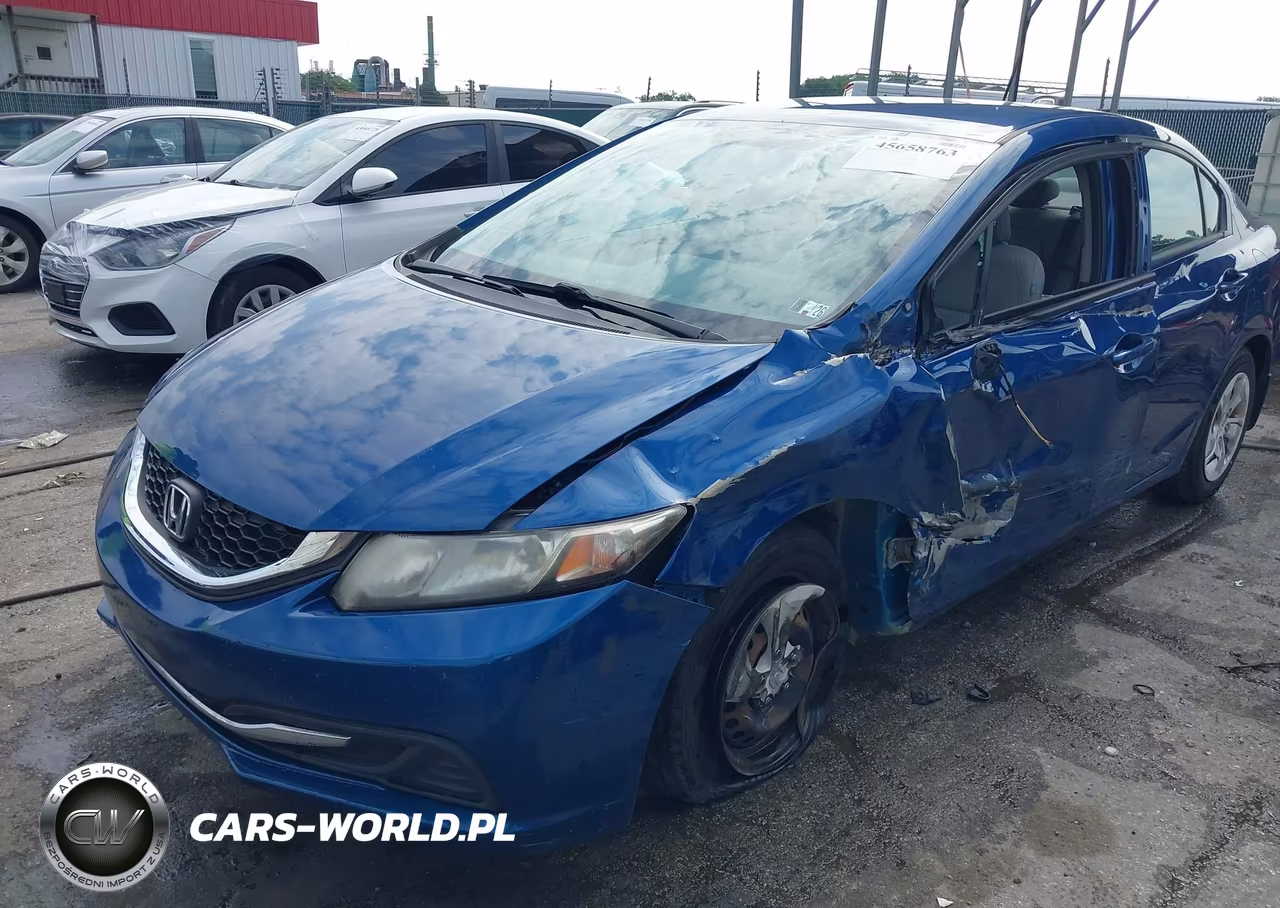 2014 Honda Civic Lx VIN:2HGFB2F57EH540453 - 6