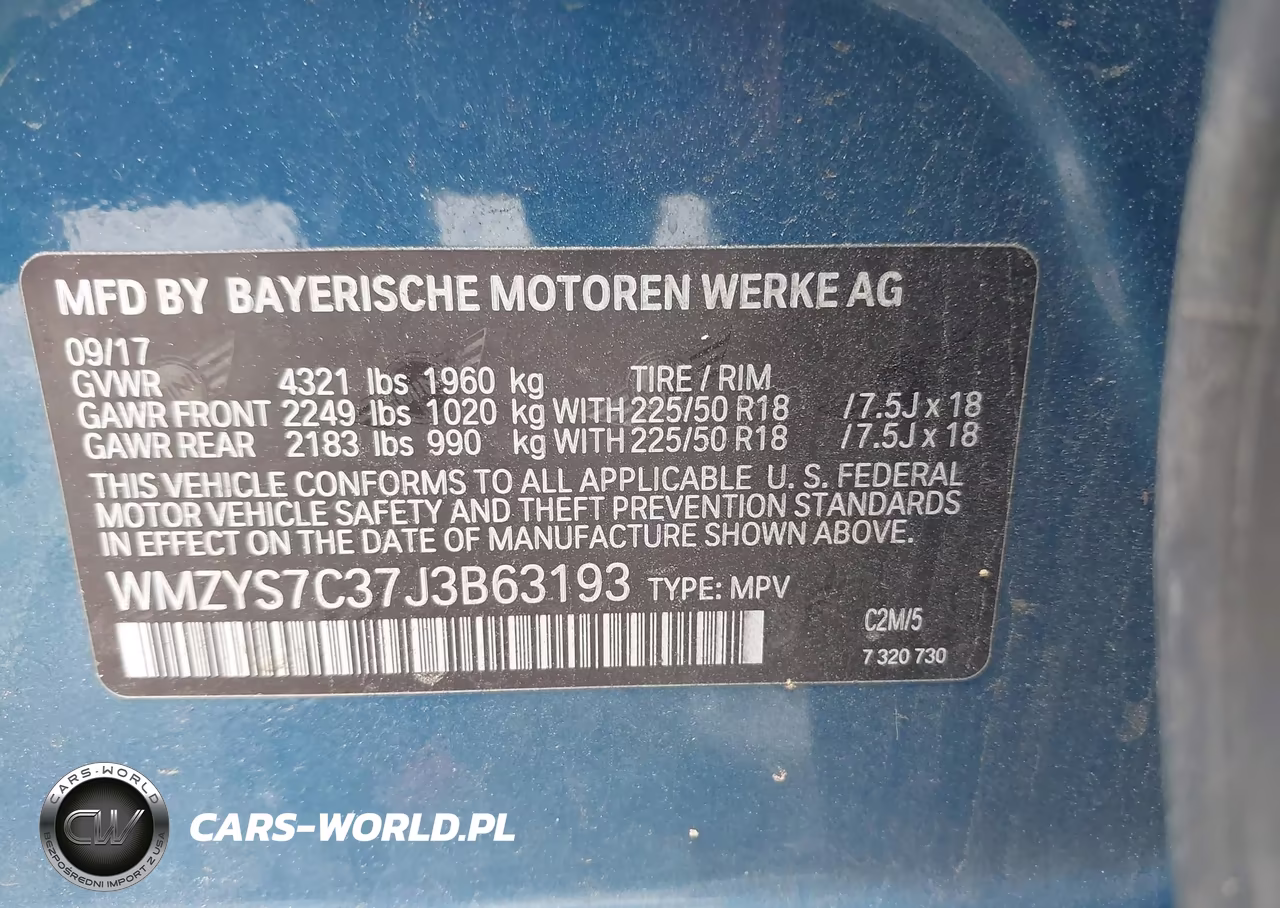 2018 Mini Countryman Cooper VIN:WMZYS7C37J3B63193 - 9