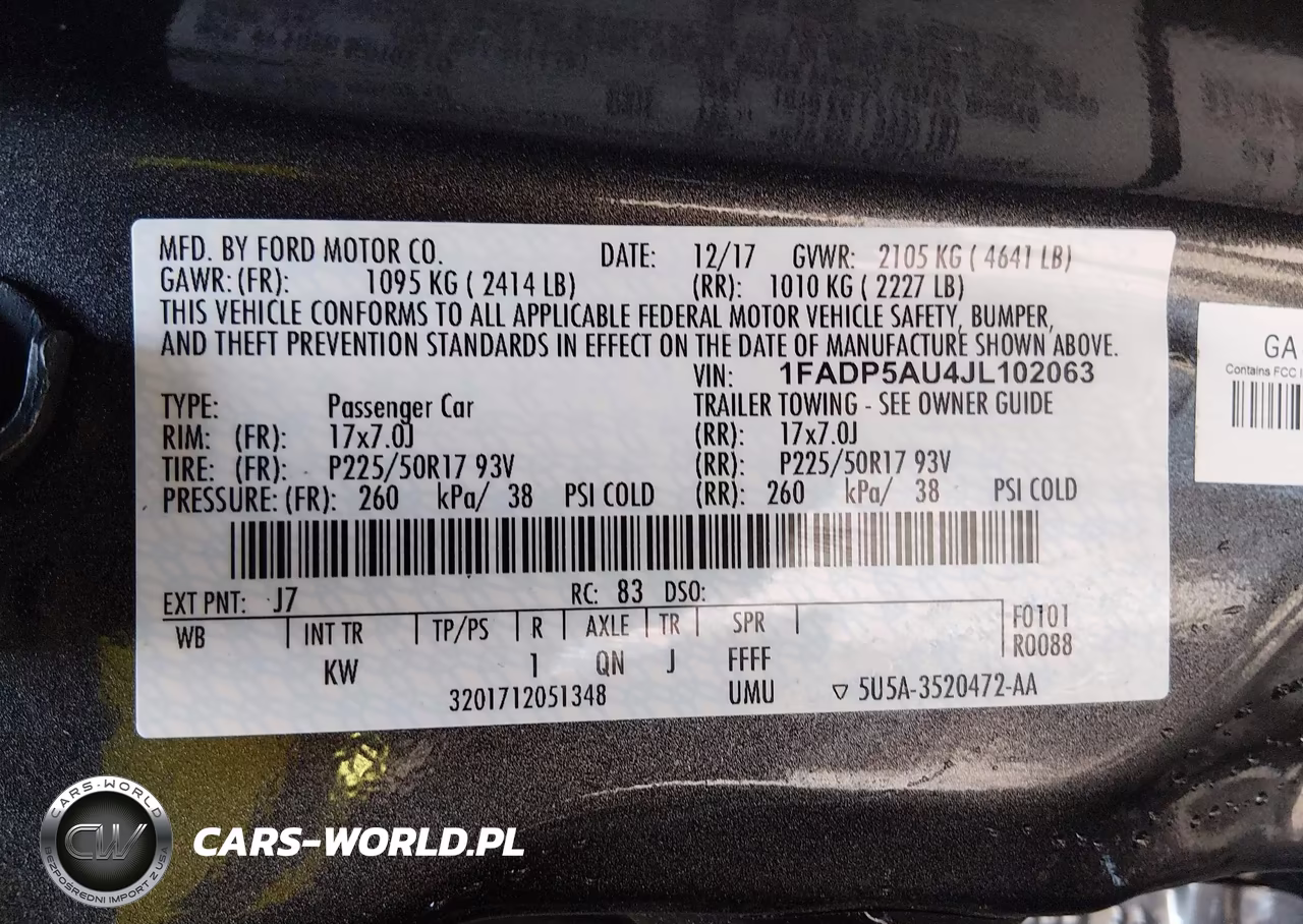 2018 Ford C-Max Hybrid Se VIN:1FADP5AU4JL102063 - 9