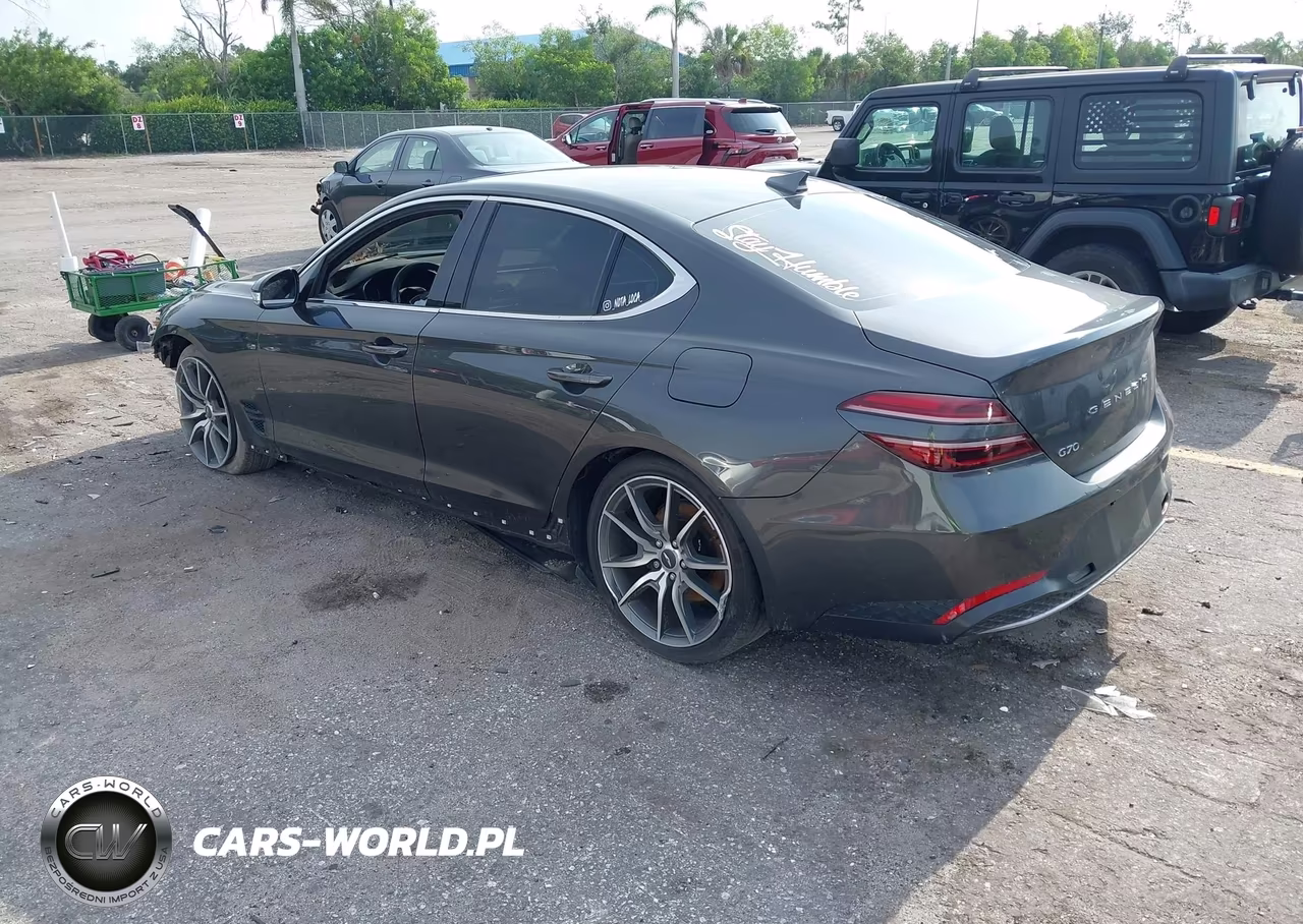 2023 Genesis G70 2.0T Rwd VIN:KMTG34TAXPU116148 - 3