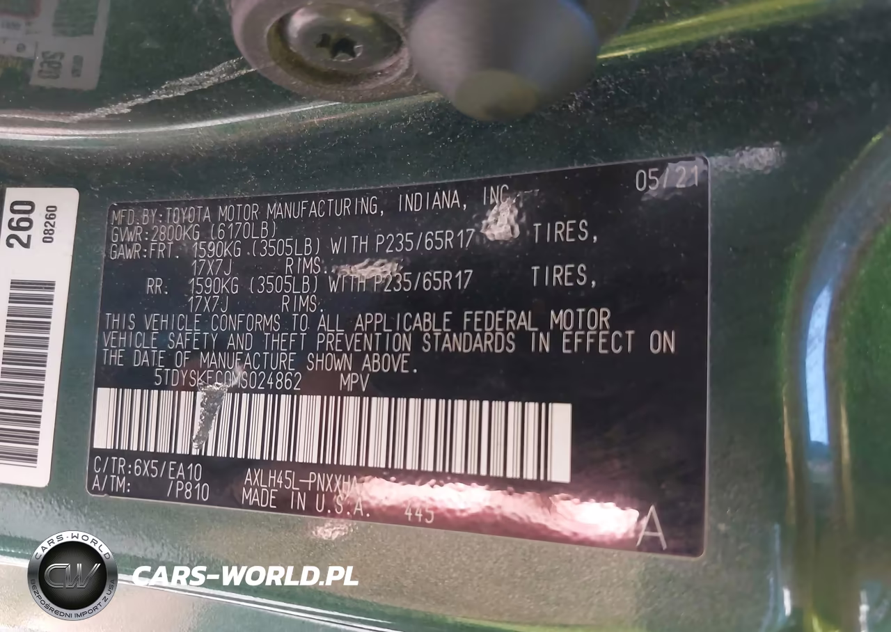 2021 Toyota Sienna Xle VIN:5TDYSKFC0MS024862 - 9