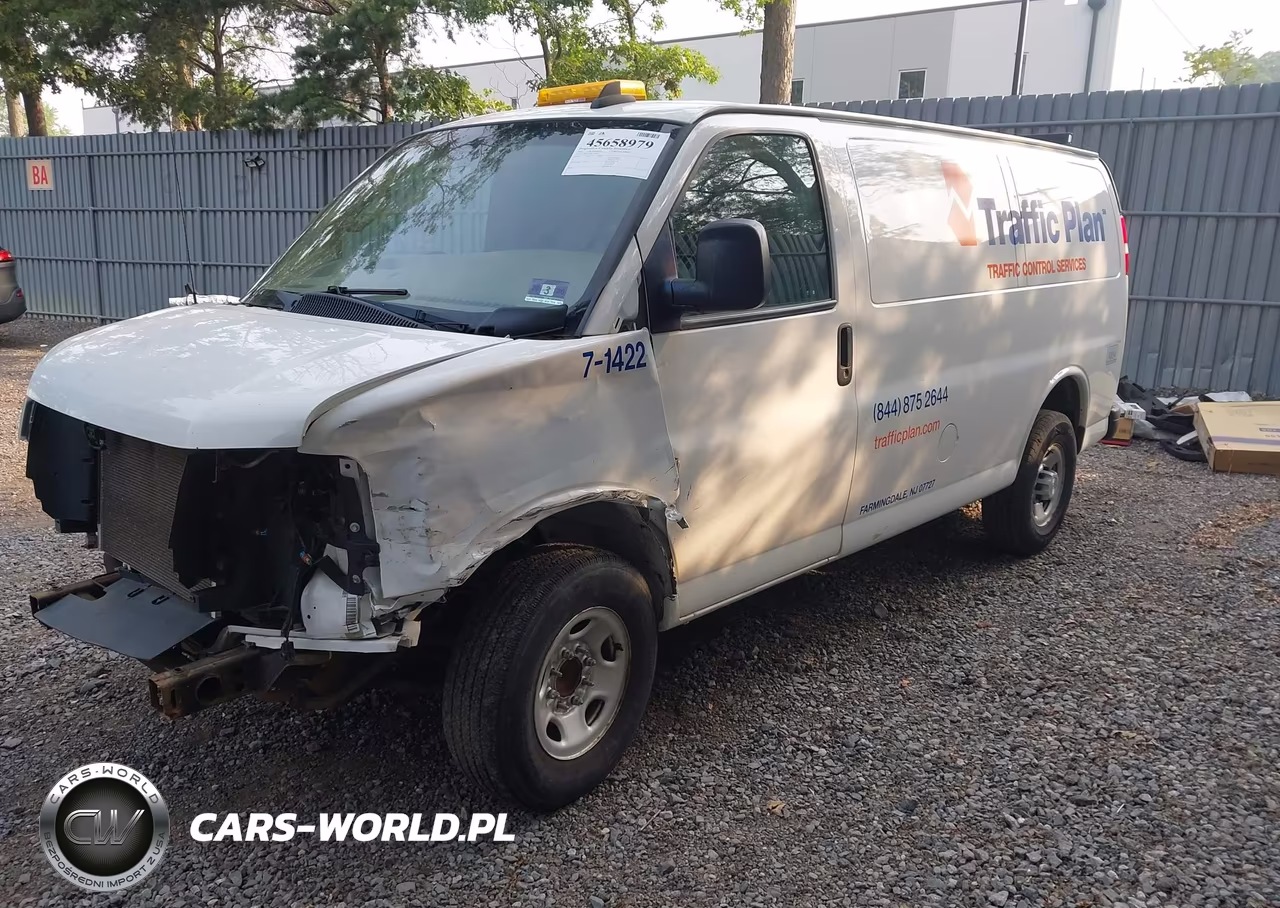 2020 Chevrolet Express Cargo Rwd 2500 Regular Wheelbase Wt VIN:1GCWGAFP0L1193443 - 2