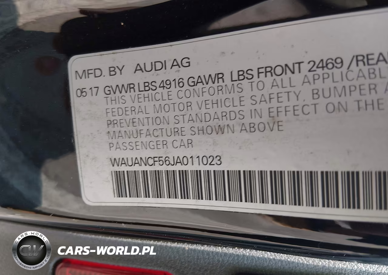 2018 Audi A5 2.0T Premium VIN:WAUANCF56JA011023 - 9