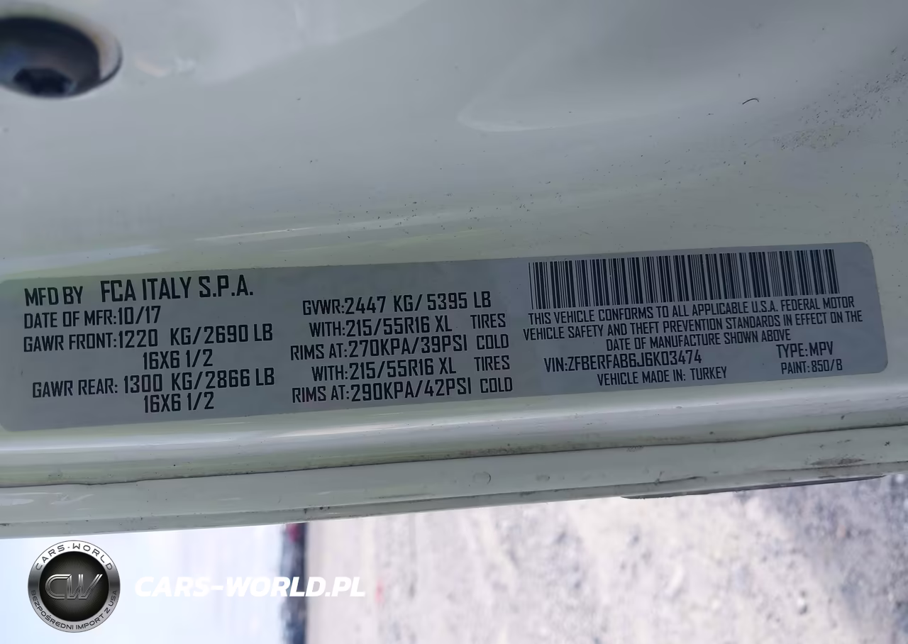 2018 Ram Promaster City Tradesman VIN:ZFBERFAB6J6K03474 - 9