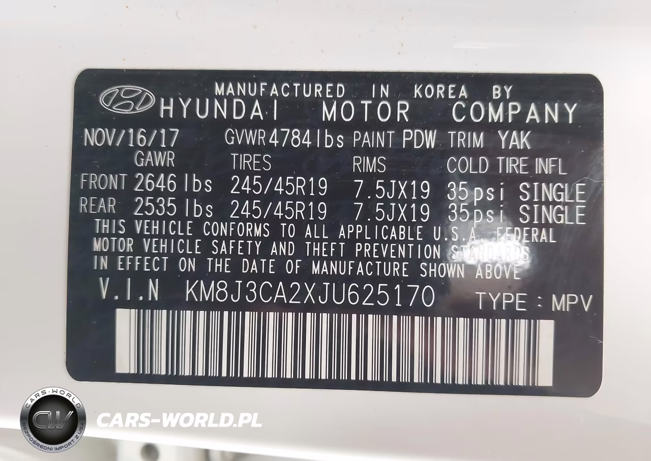 2018 Hyundai Tucson Value VIN:KM8J3CA2XJU625170 - 9