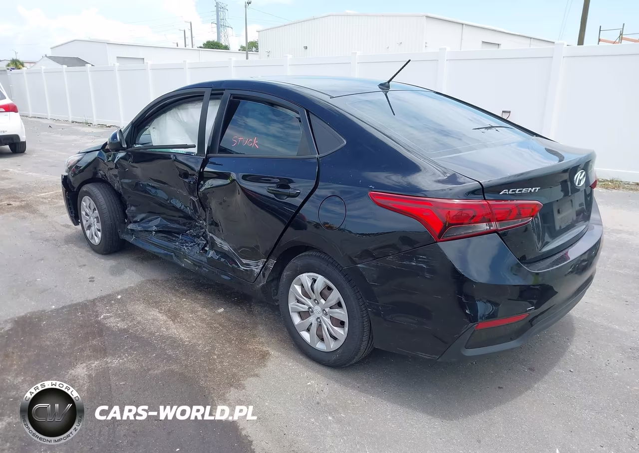 2021 Hyundai Accent Se VIN:3KPC24A62ME130635 - 3