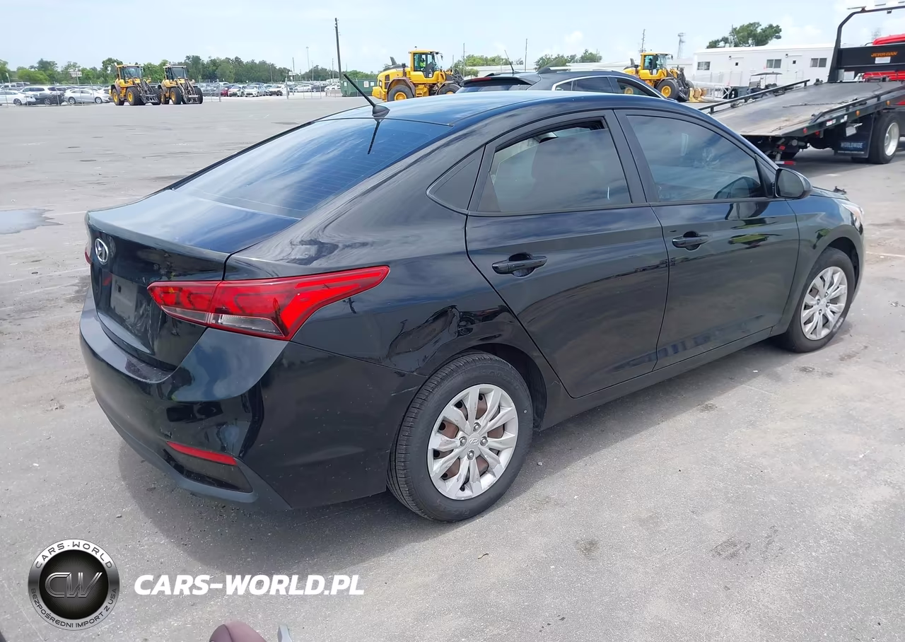2021 Hyundai Accent Se VIN:3KPC24A62ME130635 - 4