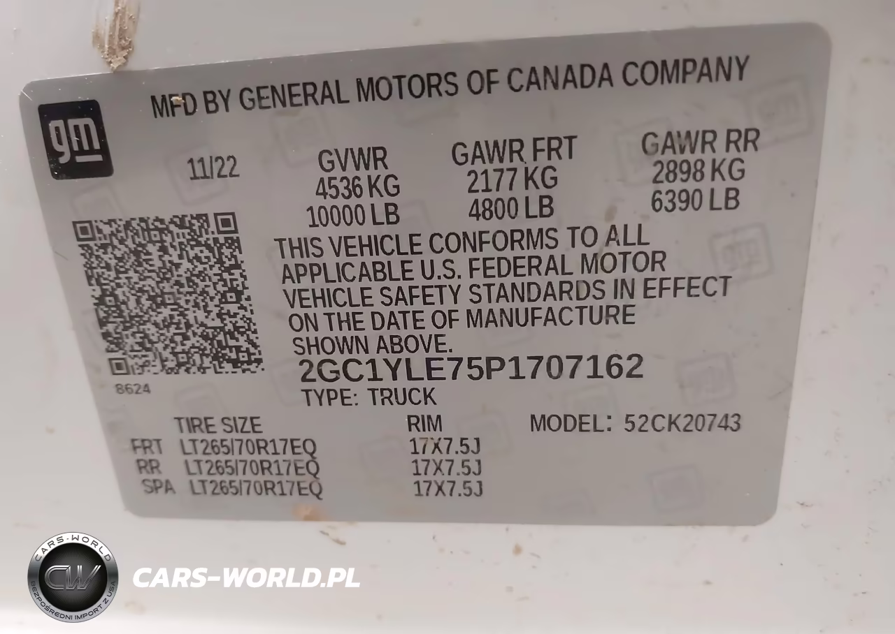 2023 Chevrolet Silverado 2500Hd 4Wd Standard Bed Wt VIN:2GC1YLE75P1707162 - 9