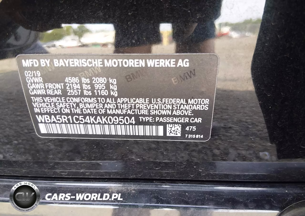 2019 BMW 330I VIN:WBA5R1C54KAK09504 - 9