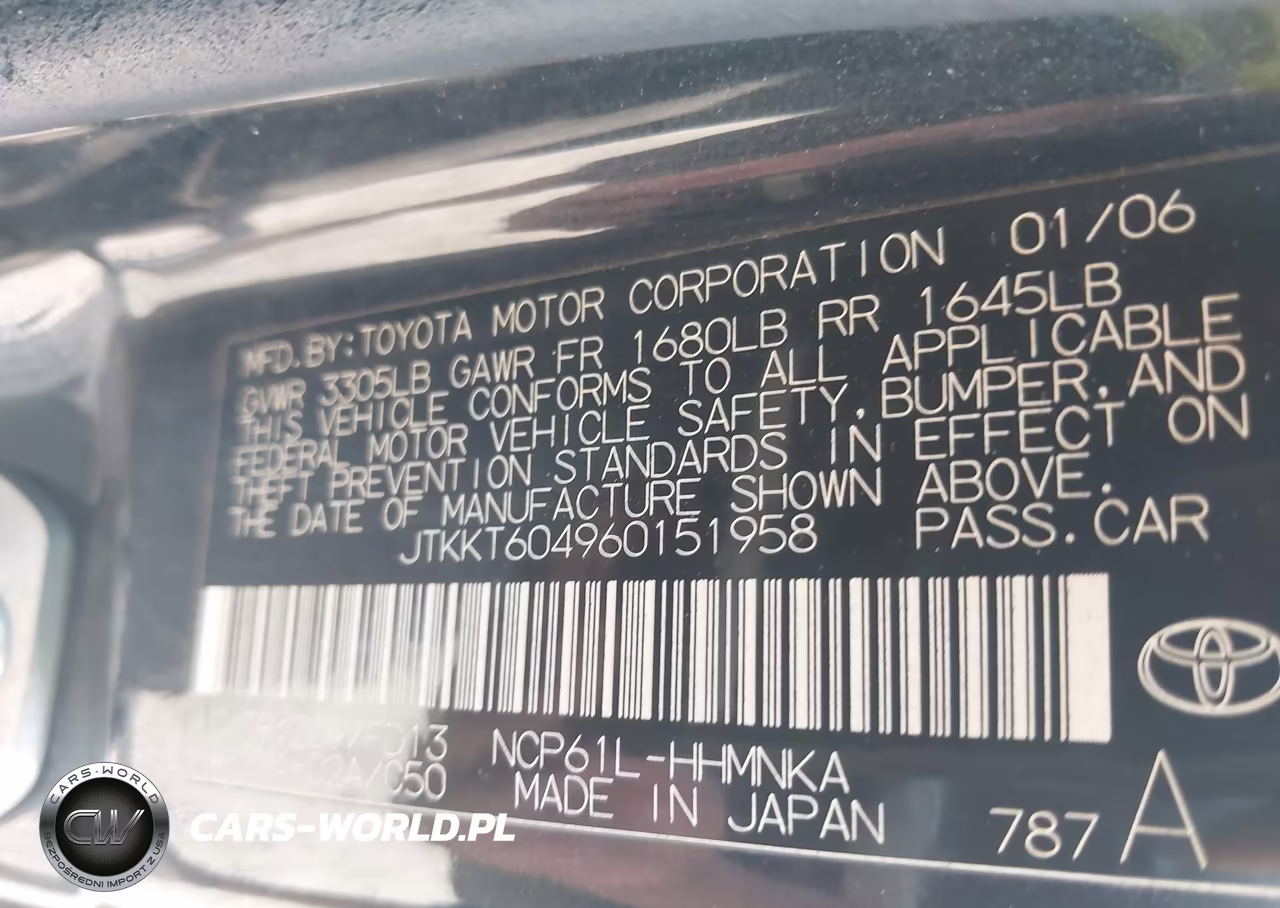 2006 Scion Xa VIN:JTKKT604960151958 - 9