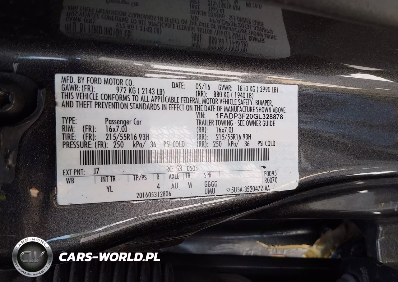 2016 Ford Focus Se VIN:1FADP3F20GL328878 - 9