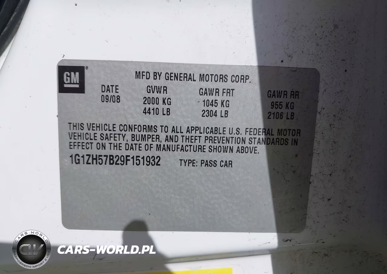 2009 Chevrolet Malibu Lt VIN:1G1ZH57B29F151932 - 9