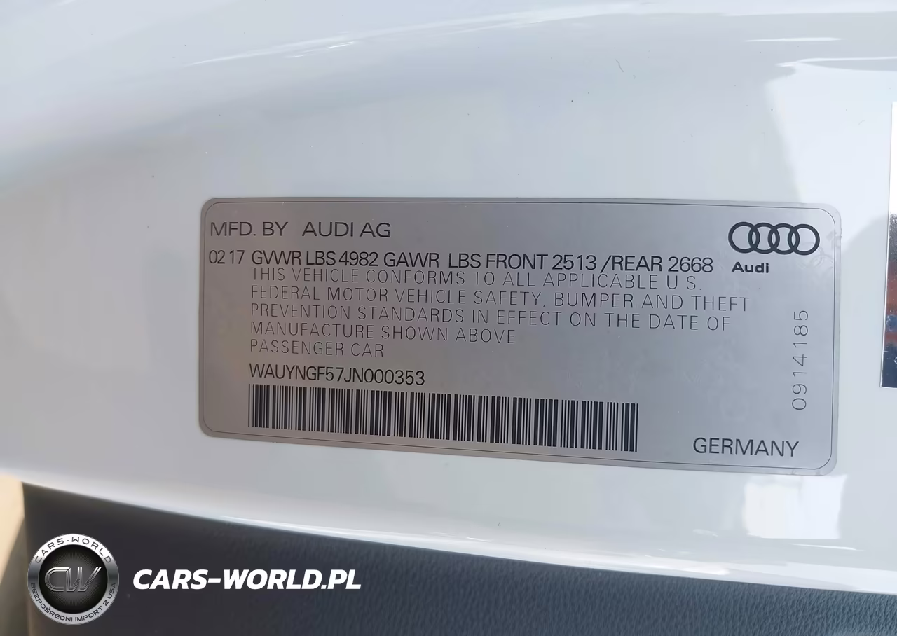 2018 Audi A5 2.0T Premium VIN:WAUYNGF57JN000353 - 9