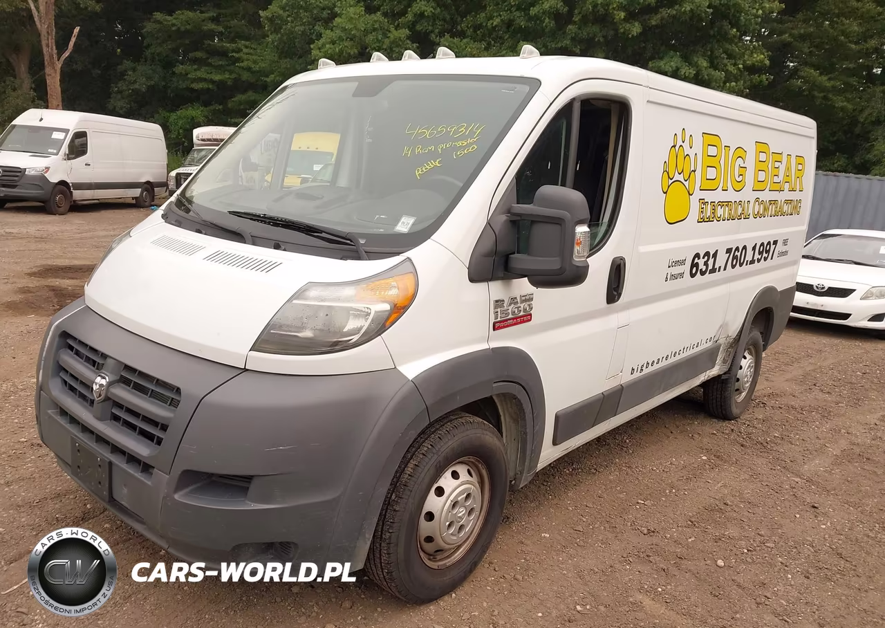 2014 Ram Promaster 1500 Low Roof VIN:3C6TRVAG9EE124463 - 2