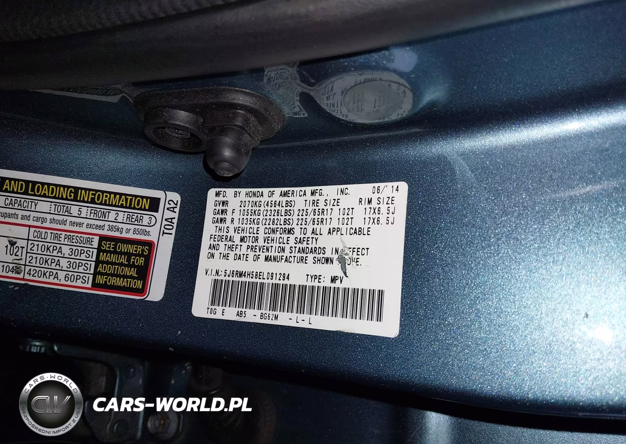 2014 Honda Cr-V Ex VIN:5J6RM4H58EL091294 - 9