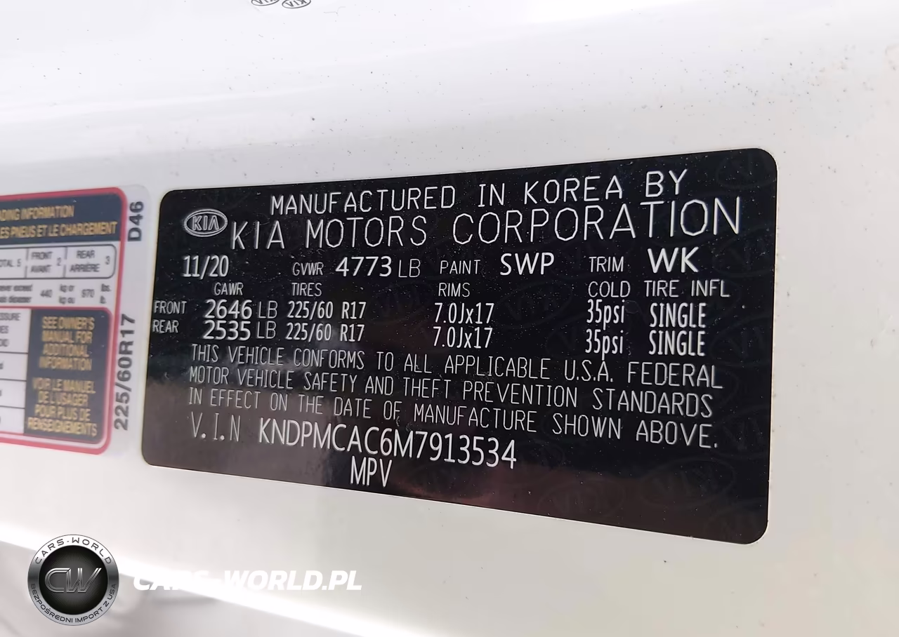 2021 Kia Sportage Lx VIN:KNDPMCAC6M7913534 - 9