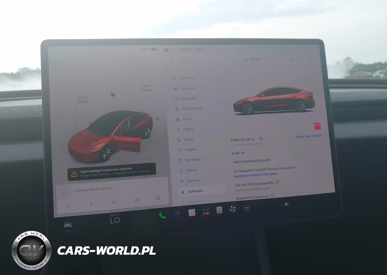 2025 Tesla Model 3 VIN:5YJ3E1EA1SF040405 - 7