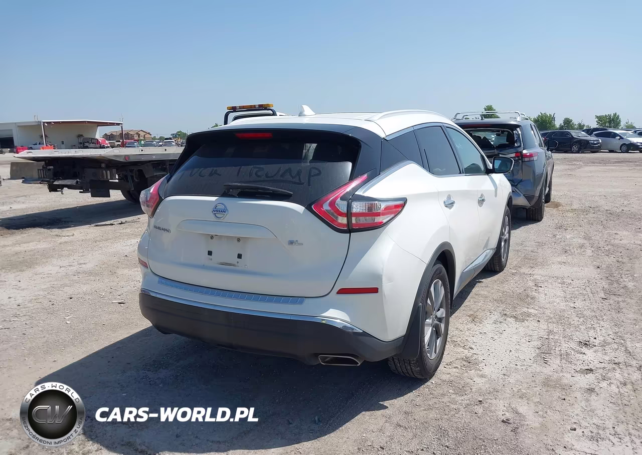 2017 Nissan Murano Sl VIN:5N1AZ2MG3HN194899 - 4