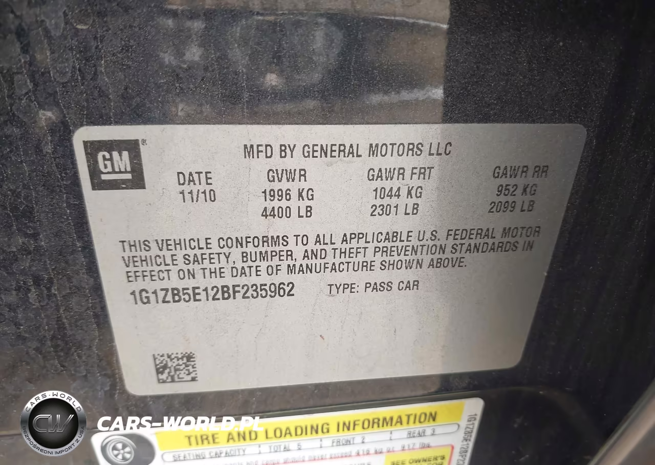 2011 Chevrolet Malibu Ls VIN:1G1ZB5E12BF235962 - 9