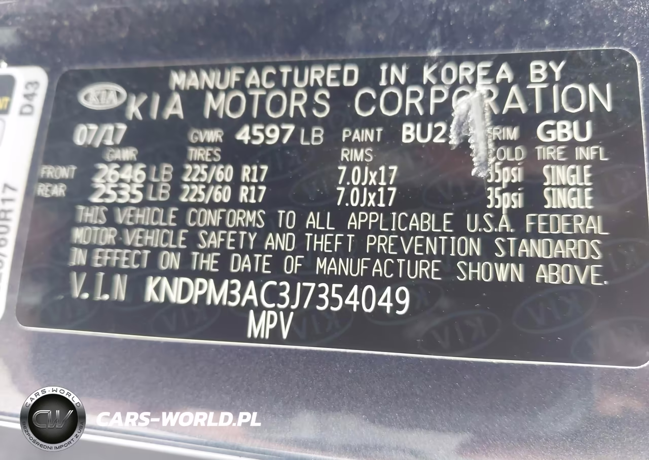 2018 Kia Sportage Lx VIN:KNDPM3AC3J7354049 - 9