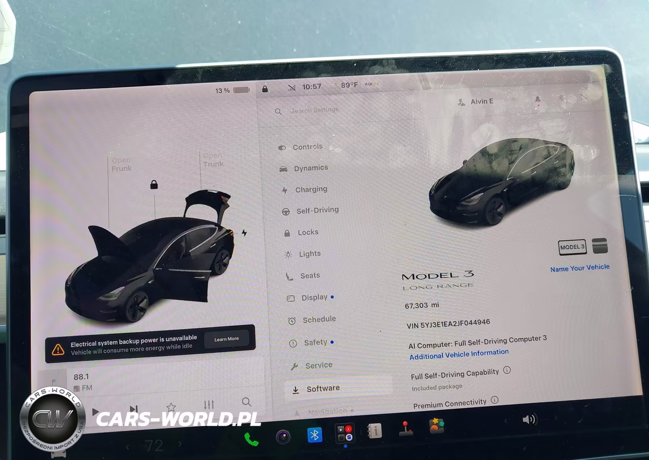2018 Tesla Model 3 Long Range-Mid Range VIN:5YJ3E1EA2JF044946 - 7