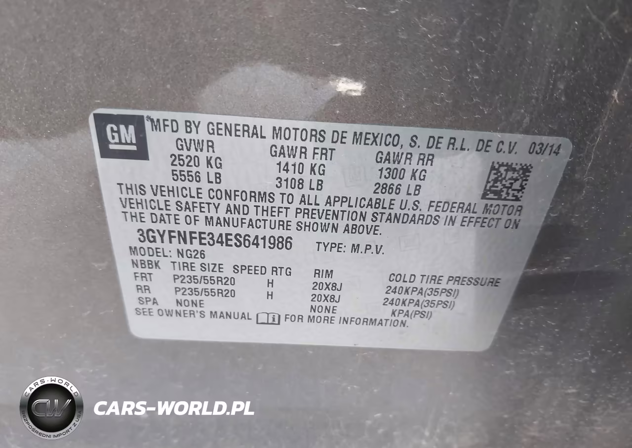 2014 Cadillac Srx Performance Collection VIN:3GYFNFE34ES641986 - 9