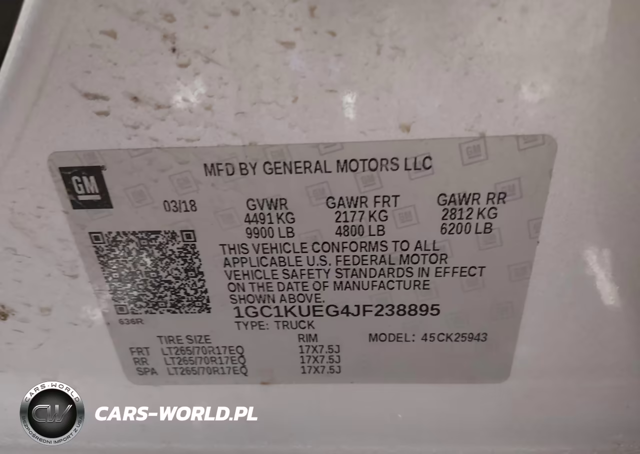 2018 Chevrolet Silverado 2500Hd Wt VIN:1GC1KUEG4JF238895 - 9