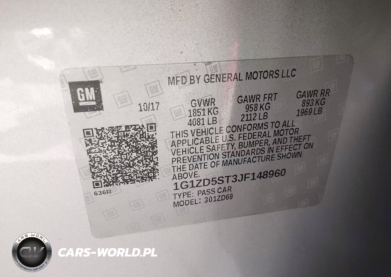 2018 Chevrolet Malibu Lt VIN:1G1ZD5ST3JF148960 - 9